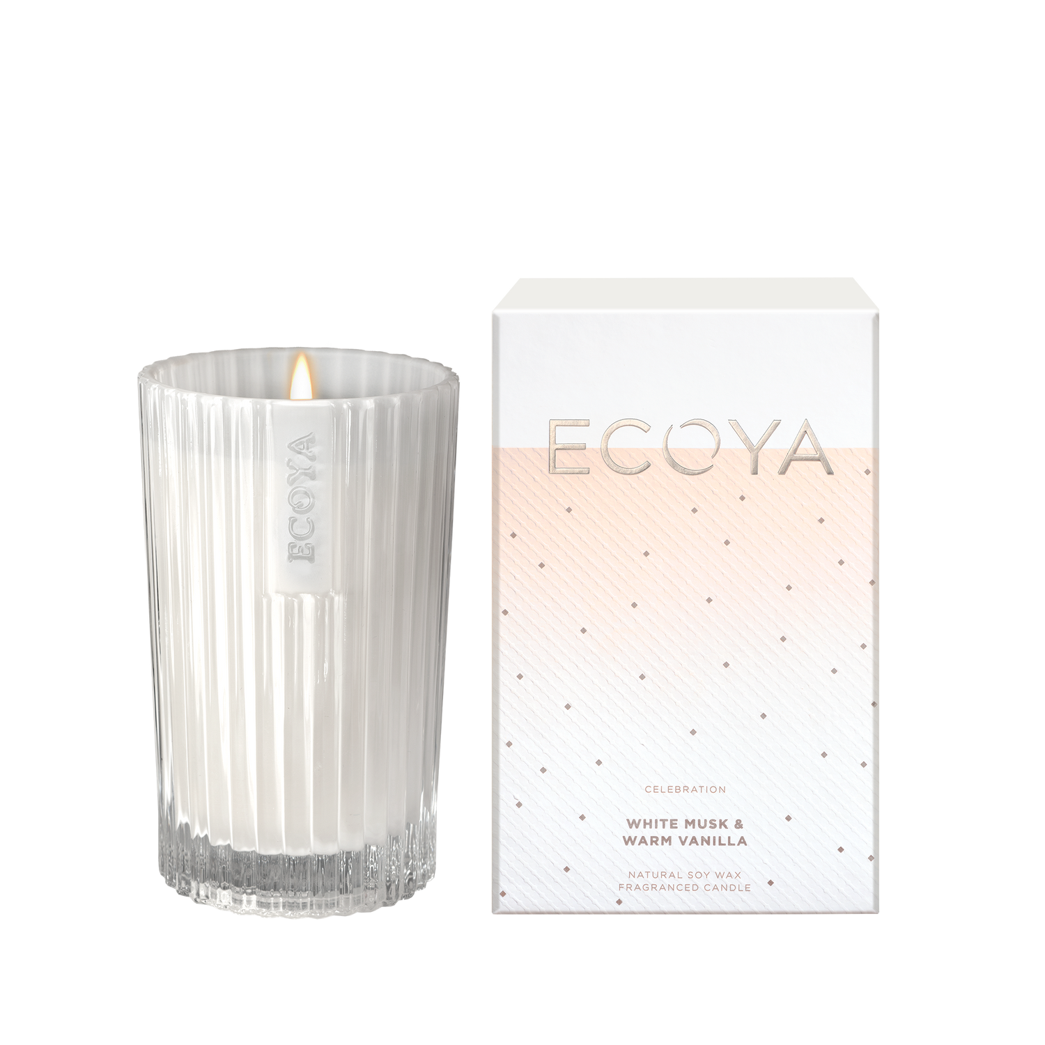 White Musk & Warm Vanilla Celebration Candle